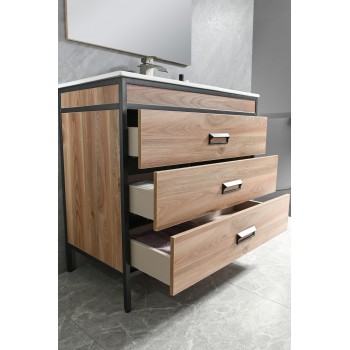 MUEBLE C/HIERRO Y CAJONES 90CM - 6