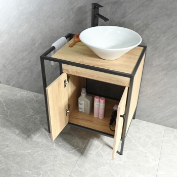 MUEBLE C/HIERRO Y BACHA 67 CM - 5