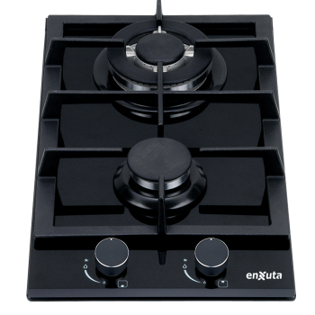 Anafe a Gas 2 hornallas negro