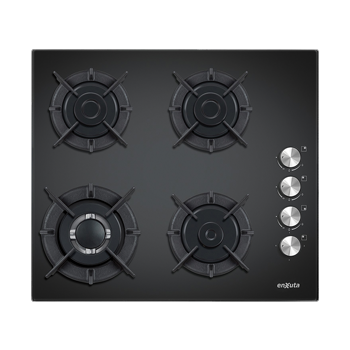 Anafe 4 hornallas Negro