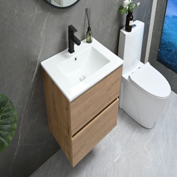 MUEBLE BEIGE 80 CM C/BACHA