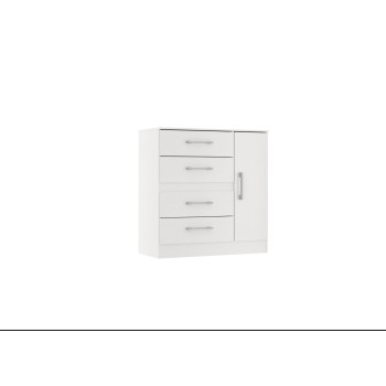 COMODA BCA 4 CAJONES 1 PTA