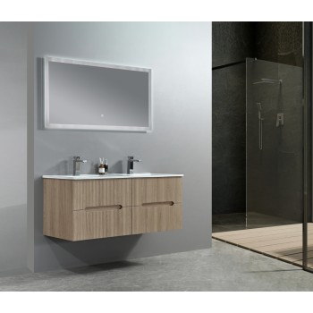 MUEBLE 1.20 C/2 BACHAS  OAK